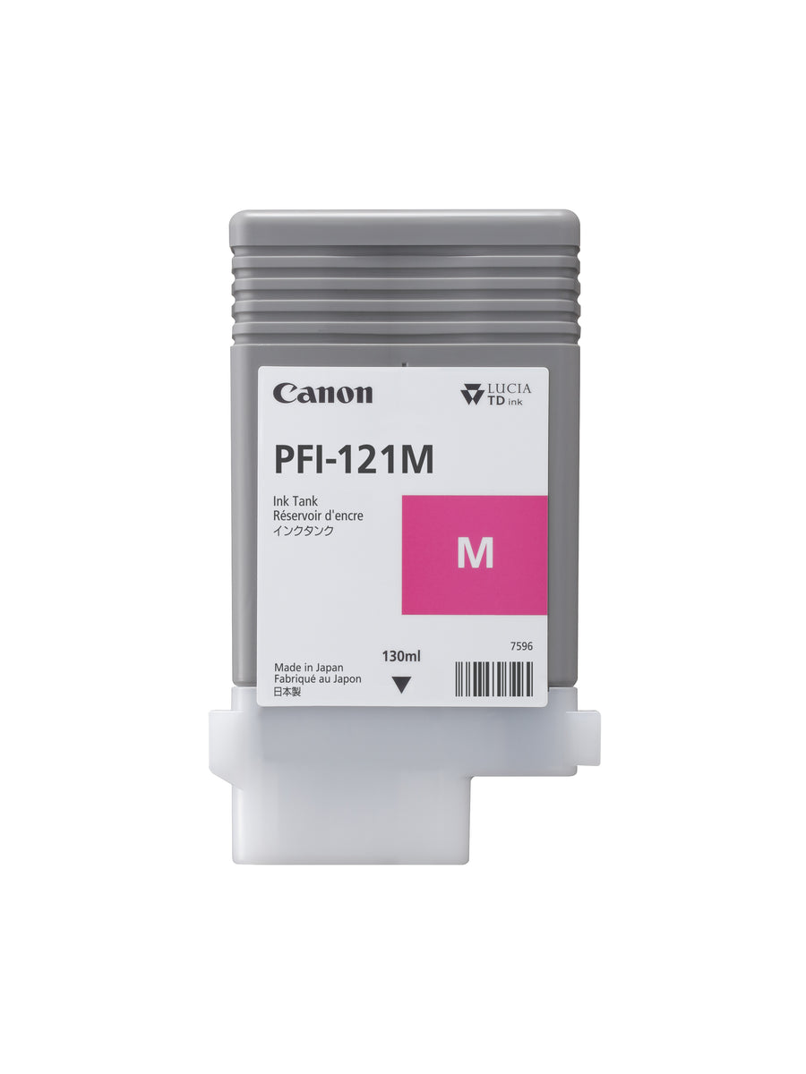 Canon Ink Tank PFI-121M - Pigment Magenta Ink Tank 130ml – A/E