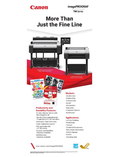 Now shipping! NEW Canon TM Series Large-Format Printers