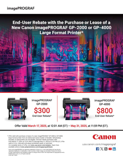 GP-4000 $800 & GP-2000 $300 End-User Rebate