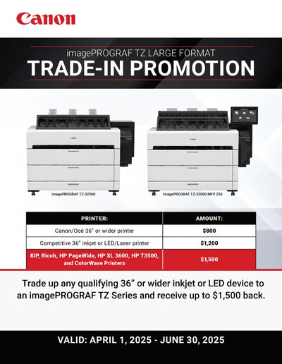 TZ Trade-In Cash up to $1,500 Off