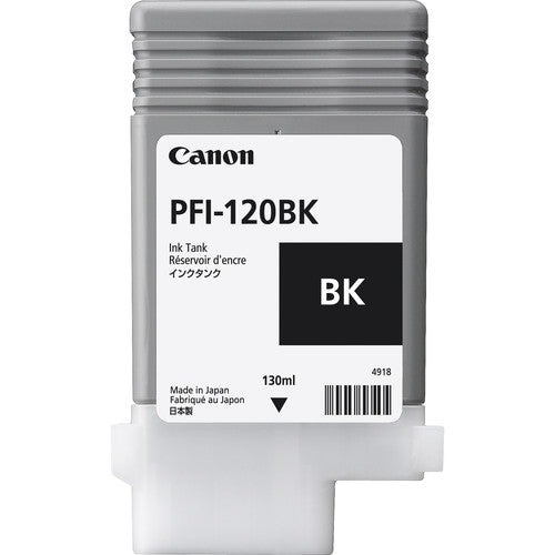 Canon PFI-120BK ブラックインク 130ml Canon Ink Tank PFI-120BK - Pigment Black Ink Tank 130ml – A/E Graphics