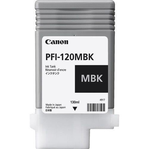 プリンター・複合機 Canon PFI-120MBK 130ml Canon Ink Tank PFI-120MBK - Pigment Matte Black Ink Tank 130ml – A